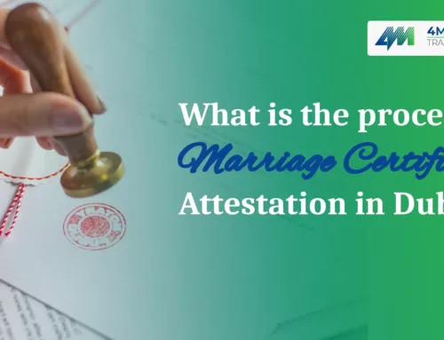 What is the process of marriage certificate attestation in Dubai