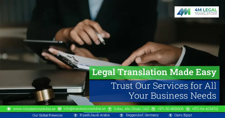 Legal Translation Made Easy Trust Our Services for All Your Business Needs
